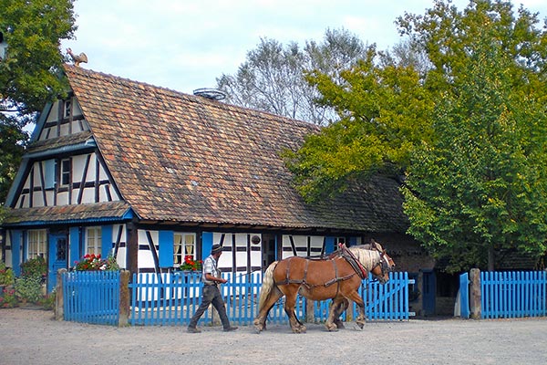 Freilichtmuseum Ecomusee im Elsass/Frankreich